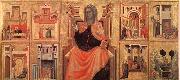 MASTER of Saint Cecilia Saint Cecilia Altarpiece France oil painting artist